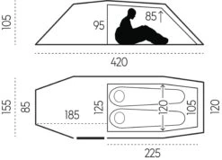 FJÄLLRÄVEN Abisko Endurance 2 Tent -Robens Butik 65000089 1