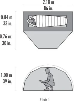 MSR Elixir™ 1 Tent -Robens Butik 65000117 3