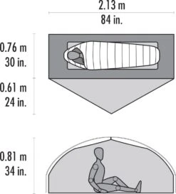 MSR Carbon Reflex™ 1 Ultralight Tent -Robens Butik 65000141 2