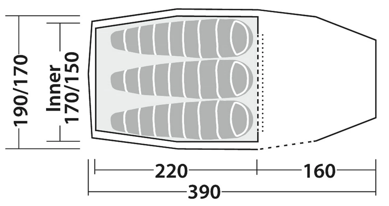 Robens Pioneer 3EX Tent 11 Robens Pioneer 3EX Tent - Billede 9