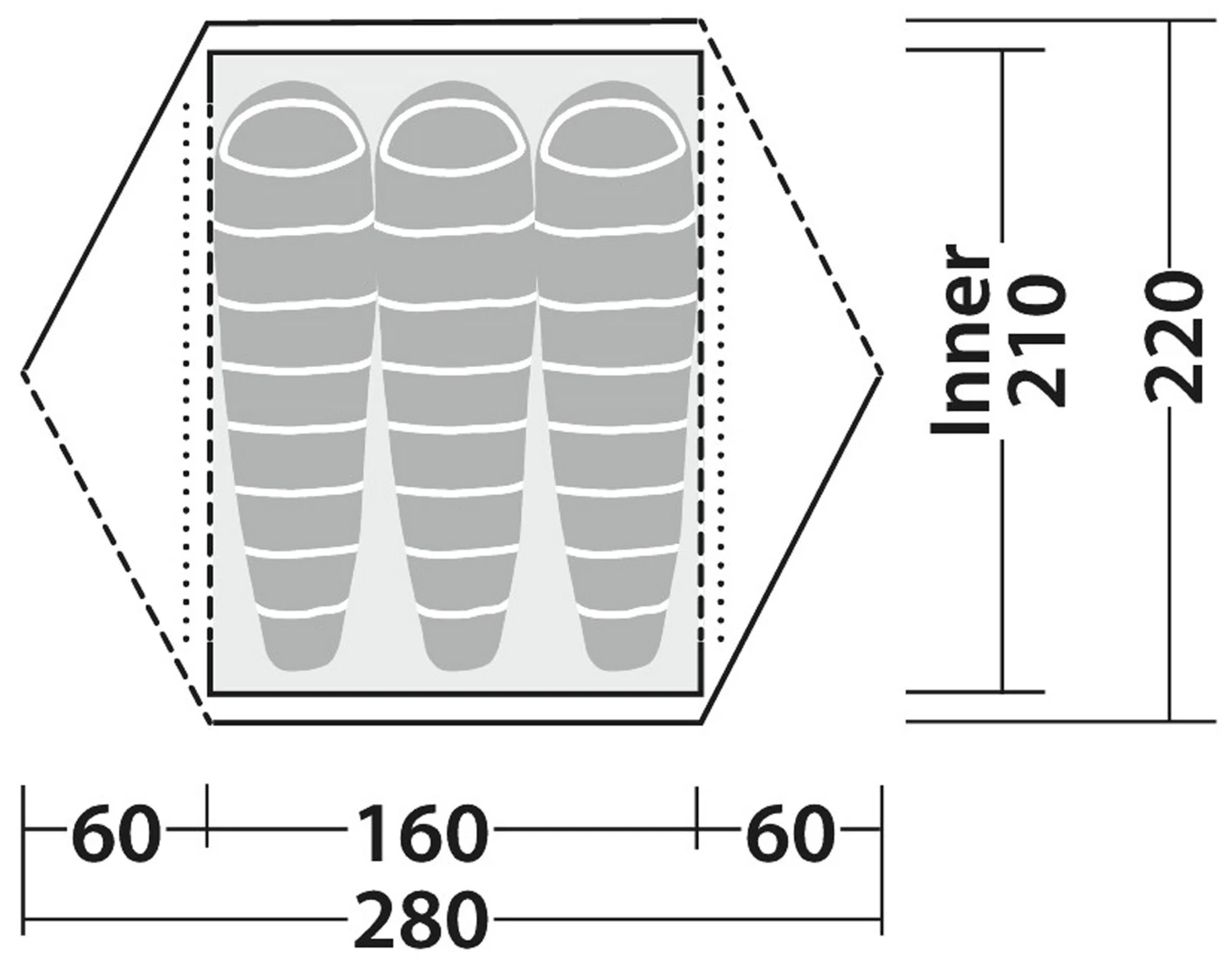 Robens Boulder 3 Tent 11 Robens Boulder 3 Tent - Billede 9