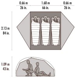 MSR FreeLite™ 3 Ultralight Tent -Robens Butik 65100158 8