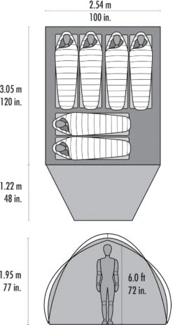MSR Habitude™ 6 Tent -Robens Butik 65200015 3