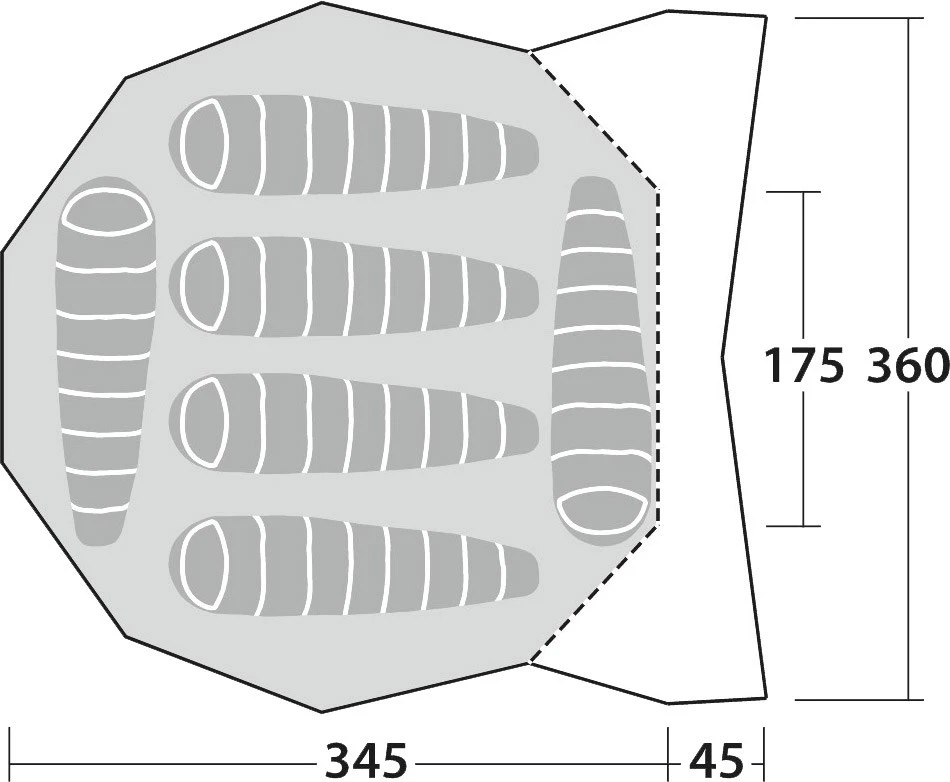 Robens Chinook Ursa S 6 Tipi 9 Robens Chinook Ursa S 6 Tipi - Billede 7