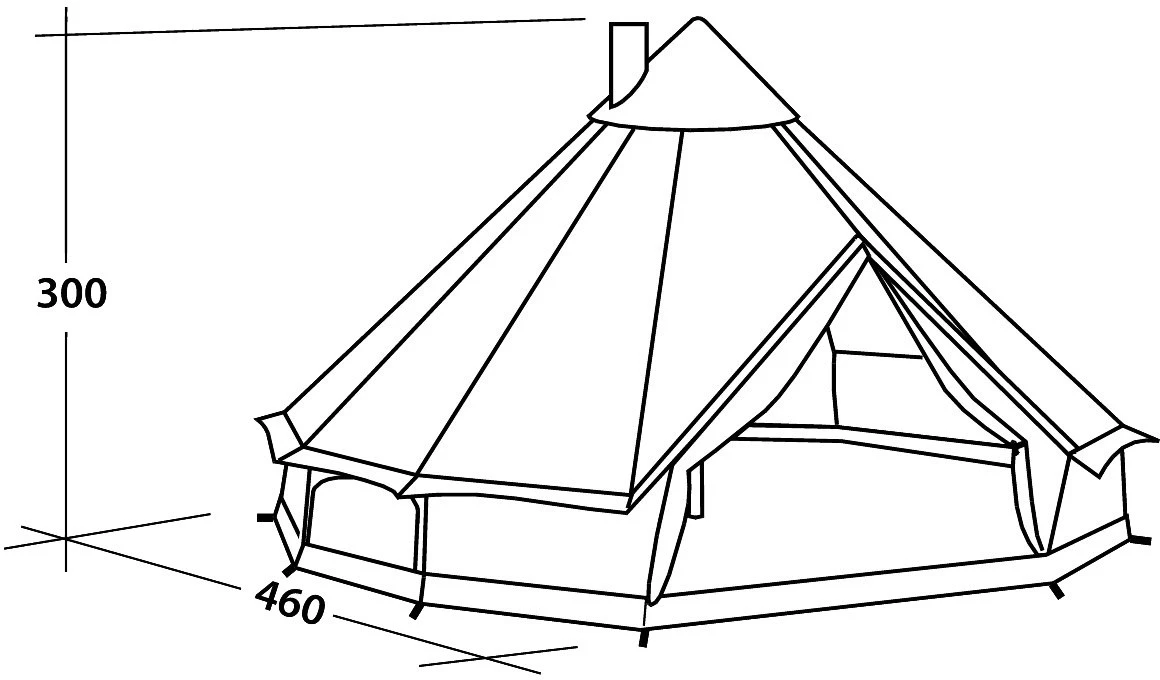 Robens Klondike 10 Grande Tipi 5 Robens Klondike 10 Grande Tipi - Billede 3