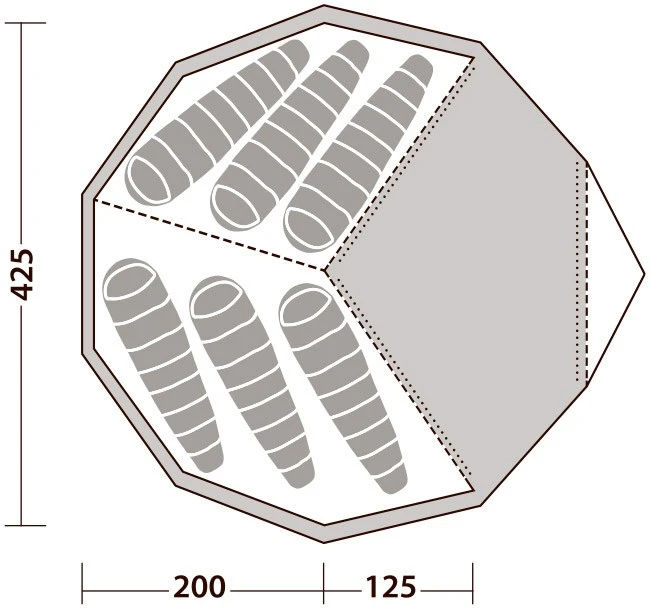 Robens Inner Tent Chinook Ursa 7 Robens Inner Tent Chinook Ursa - Billede 5