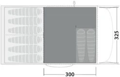 Robens Fleece Carpet Eagle Rock 6+2XP -Robens Butik 65800029 1