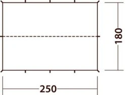 Robens Trail Tarp 2.5 X 1.8 M -Robens Butik 66000081 3