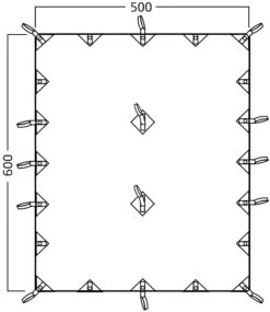 Nordisk Kari 30 M2 Basic Cotton Tarp -Robens Butik 66000086 9
