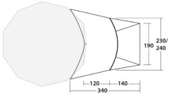 Robens Tipi Extension PRS -Robens Butik 67100010 5